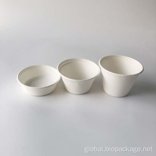 Bagasse Cups Takeaway 100% biodegradable disposable bowl fast food Factory